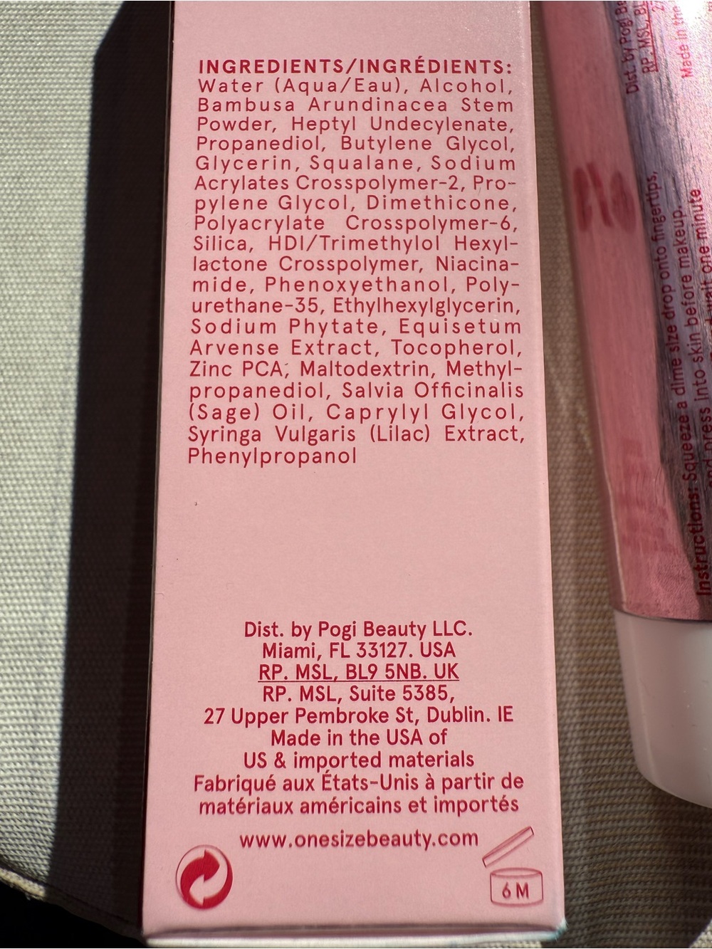 ONE/SIZE Sweatproof Matte Primer - Picture 12 of 12
